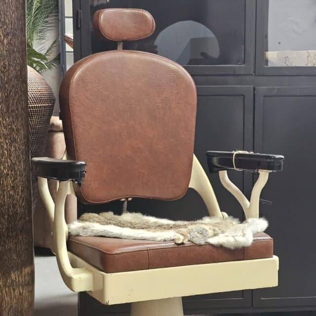 Barbierstoel Cognac Kleur