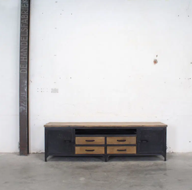 Tv Meubel Szep Black Barnwood