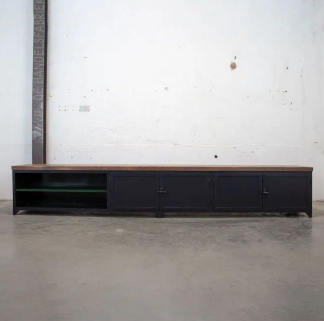 Tv Meubel Szep Black Met Barnwood