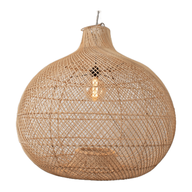 Rotan Hanglamp Appel Naturel L