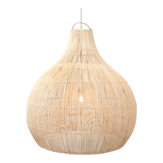 Rotan Hanglamp Dome Naturel L