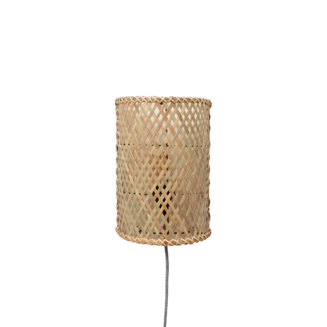 Rotan Wandlamp Ruit Patroon