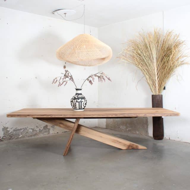 Oud Eiken Eetkamertafel