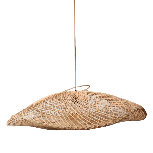 Rotan Hanglamp Wolk Naturel M