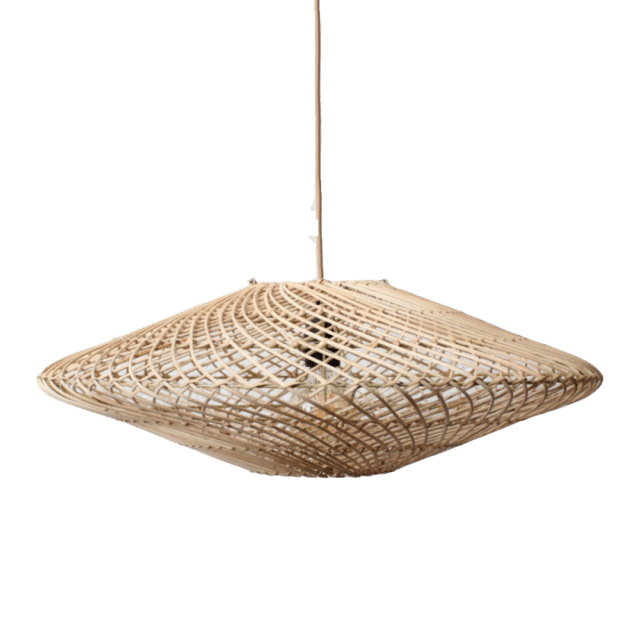 Rotan Hanglamp Ufo Naturel S