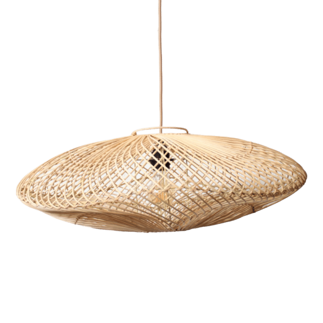 Rotan Hanglamp Wolk Naturel S