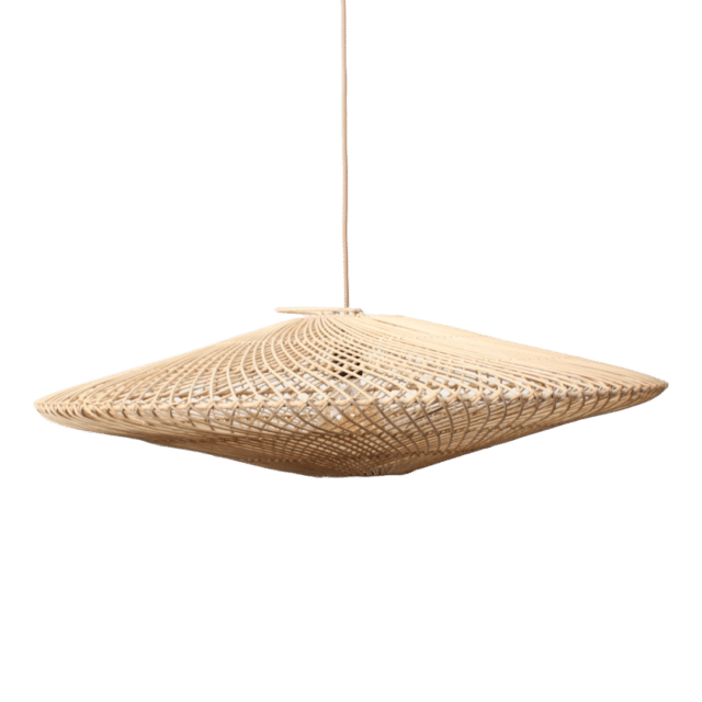 Rotan Hanglamp Ufo Naturel M