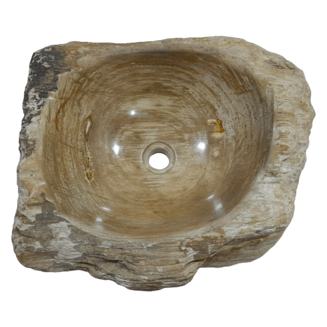 Fossiel Houten Wasbak Naturel 22770