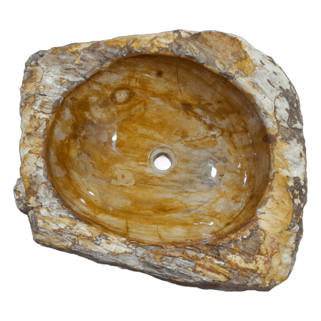 Fossiel Houten Wasbak Naturel 22771