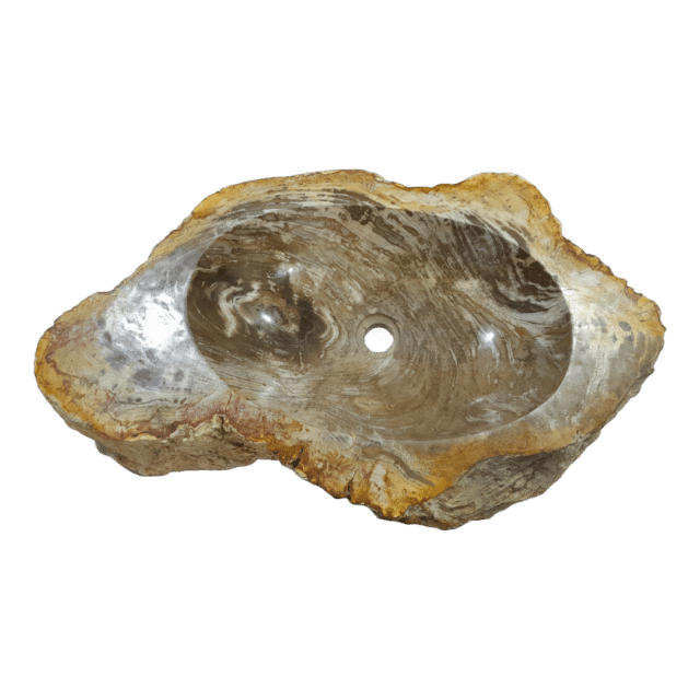 Fossiel Houten Wasbak Naturel 22779