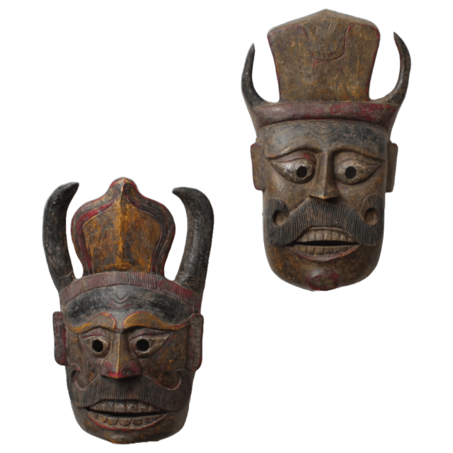 Indonesische Maskers Naga Land Set