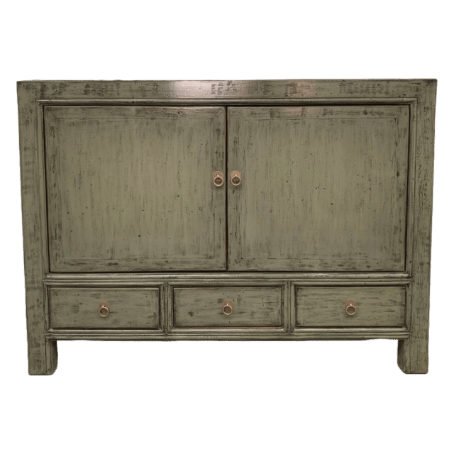 Houten Kast China Groen