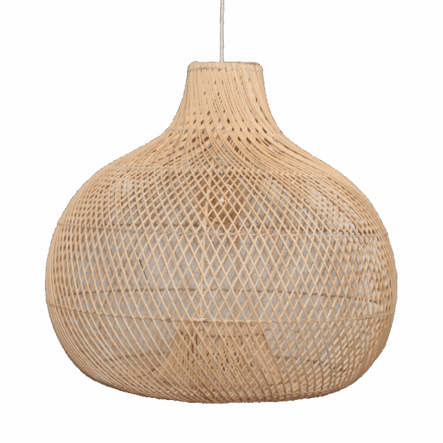 Rotan Hanglamp Appel Naturel S
