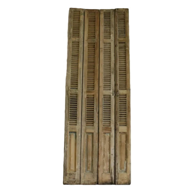 Oude Franse Shutters Set Van 4