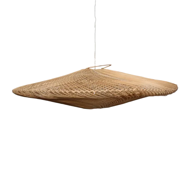 Rotan Hanglamp Ufo Naturel L