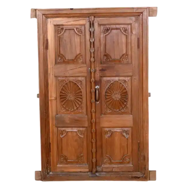 Houten Raam India Donker