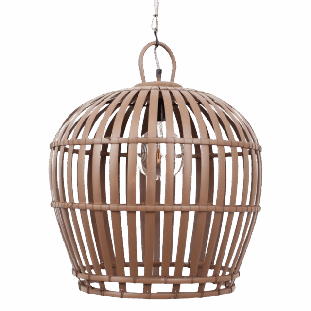 Bamboelamp Overgespoten