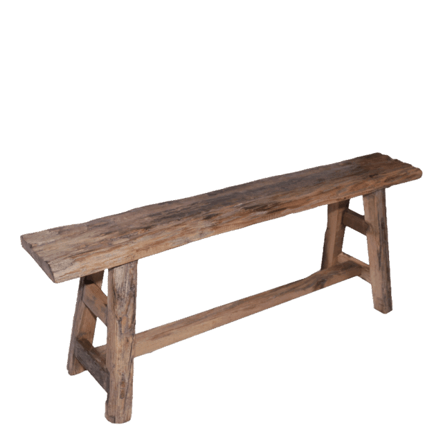 Houten Bankje India S
