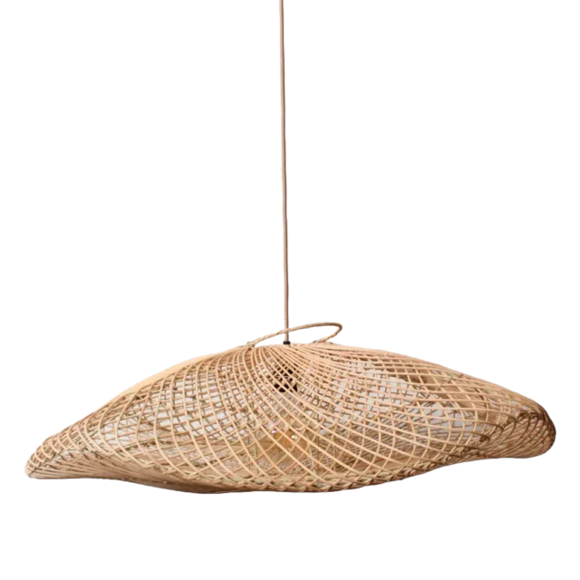 Rotan Hanglamp Wolk Naturel M