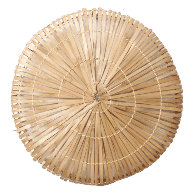 Rotan Wandlamp Rond Naturel L