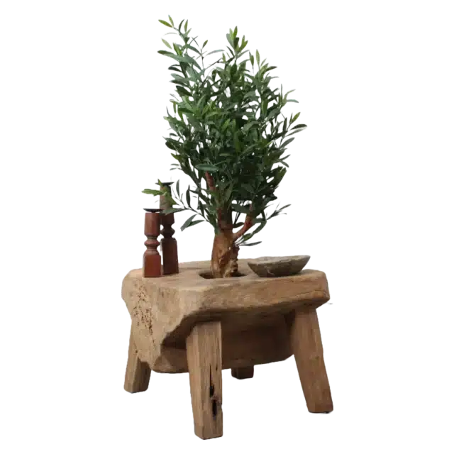 Houten Lage Tafel Met Gat