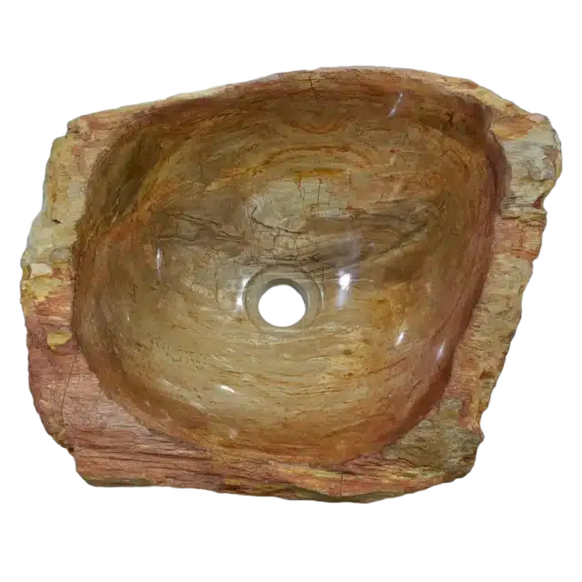 Fossiel Houten Wasbak Naturel 22765