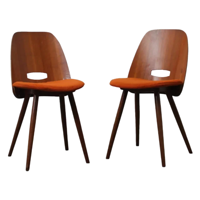 Vintage Lollipop Stoelen Frantiek Jirk Rood