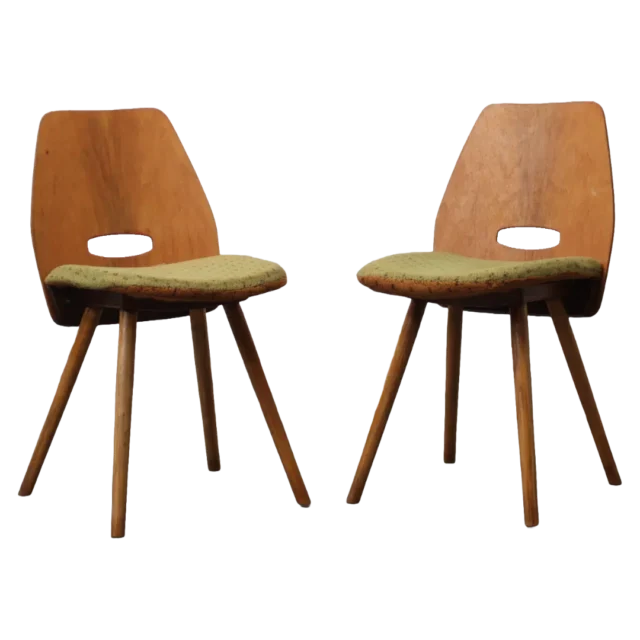 Vintage Lollipop Stoelen Frantiek Jirk Groen