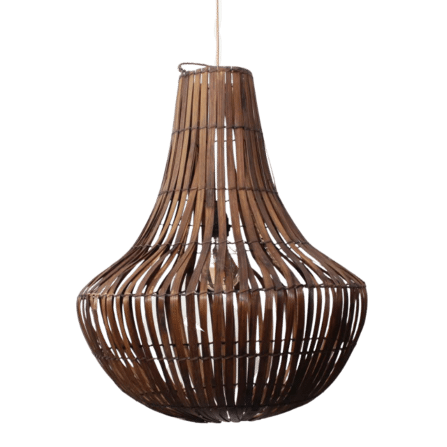 Rotan Kroonluchter Bruin M