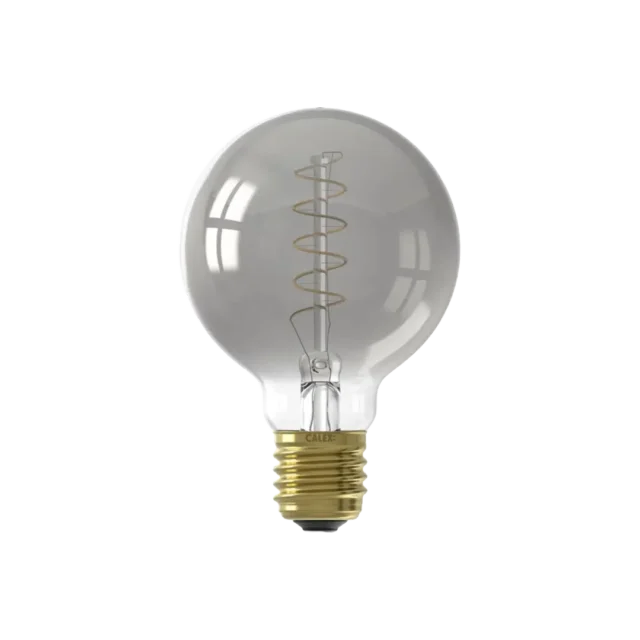 Calex Titanium Globe Bulb Led Lamp S E27 136 Lumen