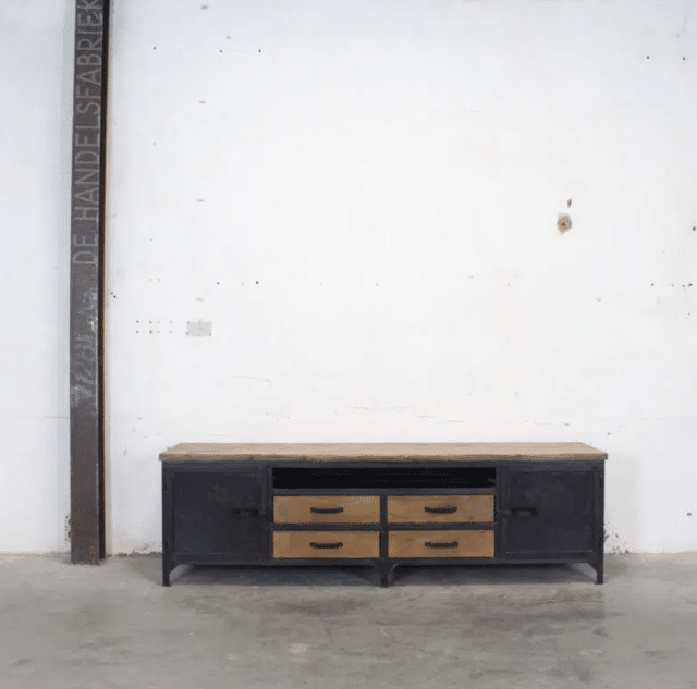Tv Meubel Szep Black Barnwood